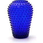 Váza 25cm - Hobnail - Ananas - tmavě modrá - II.jakost – Hledejceny.cz