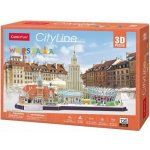 CubicFun 3D puzzle City Line Waršava 126 ks – Zboží Dáma