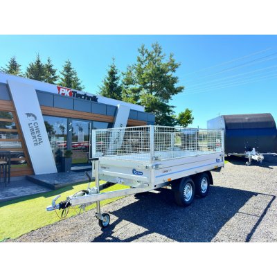 DEBON Sklápěcí přívěs PW 1.2 ELEKTRO®, 300x160x90, nástavba KLEC 60 – Hledejceny.cz