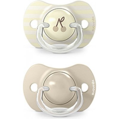 Suavinex Dudlík SX Pro fyziologický Birdies Krémová – Zboží Mobilmania