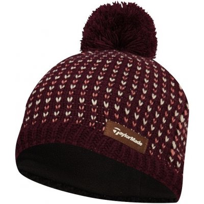 TaylorMade W kulich Beanie vínový – Hledejceny.cz