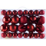 LIVARNO home Ozdoby na vánoční stromek 68dílná sada červená – Zboží Dáma