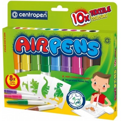 Centropen Foukací fixy na textil sada 10 ks 1539/10 – Zbozi.Blesk.cz