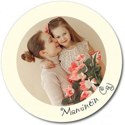 Sablio Polymerový podtácek pod hrnek s vlastním potiskem kulatý ø 10 cm – Hledejceny.cz