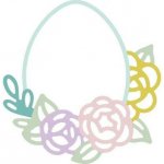 DP Craft vyřezávací šablona Květinové vejce – Sleviste.cz