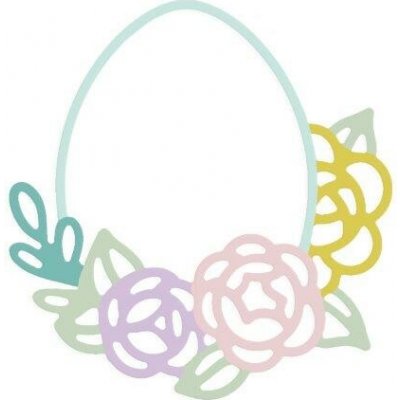 DP Craft vyřezávací šablona Květinové vejce – Sleviste.cz