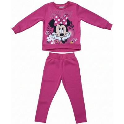 Sun City Dívčí tepláková souprava Minnie Mouse Disney růžová – Zboží Dáma
