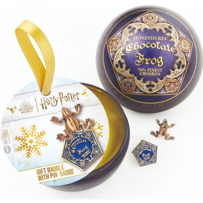 Carat Shop Vánoční koule Harry Potter s odznaky čokoládové žabky – Sleviste.cz
