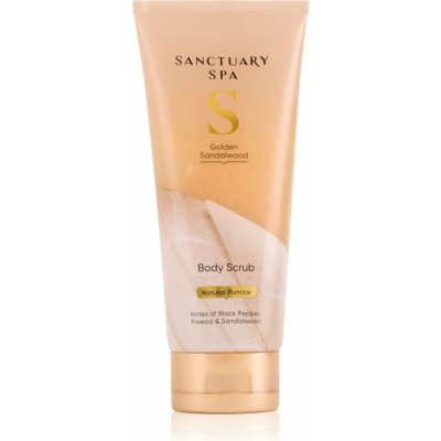Sanctuary Spa gelový peeling na tělo golden sandalwood 200 ml – Sleviste.cz