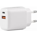 Síťová nabíječka USB+USB-C 20W Quick Charge 230V | Zboží Auto