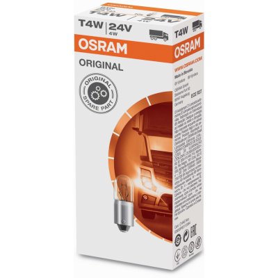 Osram Standard 3930 T4W BA9s 24V 4W