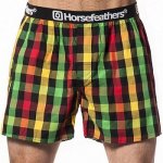 Horsefeathers APOLLO BOXER SHORTS rasta – Zboží Dáma