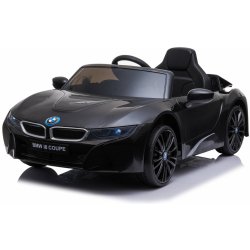 Beneo elektrické autíčko BMW i8 12V 24 GHz dálkové ovládání USB / SD Vstup  odpružení 12V baterie měkké Eva kola 2 X motor original licence černá  alternativy - Heureka.cz