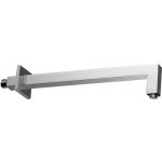 Paffoni QUADRO rameno hlavové sprchy, hranaté 400mm Barva: Ocelový vzhled ZSOF063ST – Hledejceny.cz