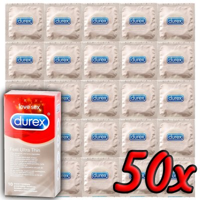 Durex Feel Ultra Thin 50ks – Zboží Mobilmania