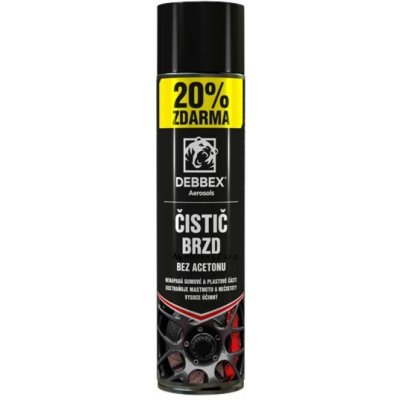 DEN BRAVEN Čistič brzd bez acetonu DEBBEX 600ml – Zbozi.Blesk.cz
