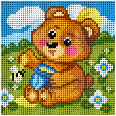 Předloha vyšívací Medvídek 2 15x15cm – Sleviste.cz