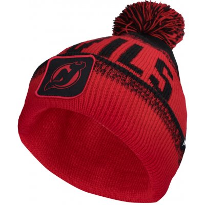 Fanatics NEW JERSEY DEVILS THRIVE CUFFED POM BEANIE Červená Černá – Hledejceny.cz