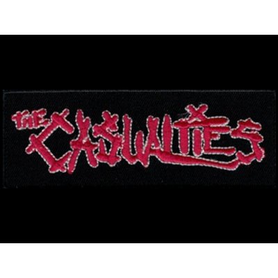 Nášivka CASUALTIES redwhite vyšívaná zažehlovací – Sleviste.cz