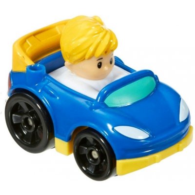 Fisher-Price Little People mini auto Závodník modrý DRG96