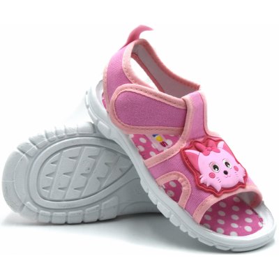 Dětské papuče GEZER větší růžové – Sleviste.cz