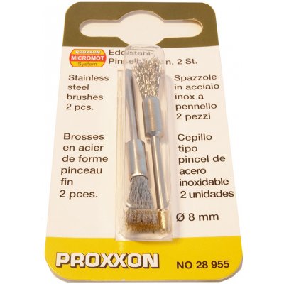 Proxxon 28955 Sada štětečků z ušlechtilé oceli 2 dílná – HobbyKompas.cz