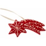 Dakls Gingerbread Comet vánoční ozdoba červená – Hledejceny.cz