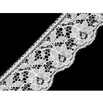 Stoklasa Silonová krajka šíře 60 mm Balení: 1 m, Varianta: 1 (60 mm) bílá 1 (60 mm) bílá – Zboží Dáma