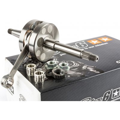 Klikový hřídel Stage6 R/T, zdvih 44mm, ojnice 85mm, Piaggio / Gilera / Aprilia / Derbi / Vespa 50ccm | Zboží Auto