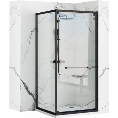 MAXMAX Sprchový kout Rea SPACE IN BLACK 90x90 cm - černý – Zboží Mobilmania