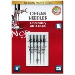 Jehly ORGAN 130/705 H EMBROIDERY ANTI-GLUE (5x75) – Zboží Dáma