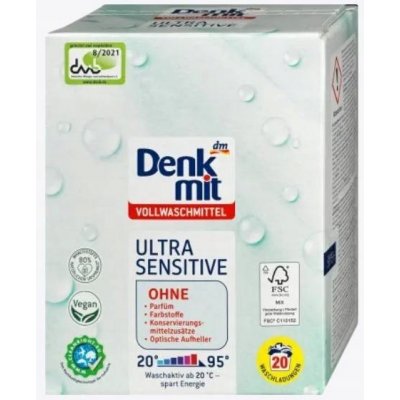 Denkmit Prací prášek Ultra Sensitive 1,35 kg – Zboží Dáma