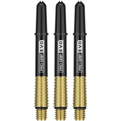 Target - darts Násadky Pro Grip EVO - midi - gold – Zboží Mobilmania