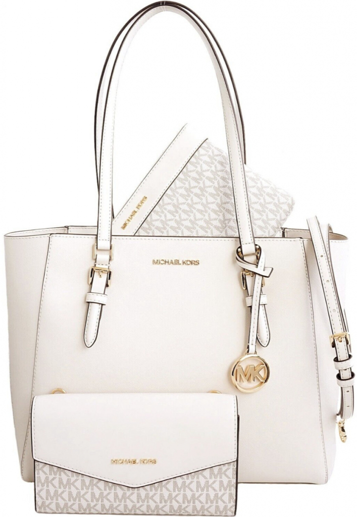 Michael Kors Set 3 kabelek 3 v 1 Charlotte light creme