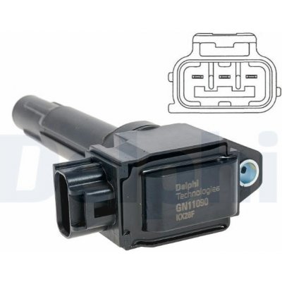 Zapalovací cívka DELPHI GN11090-12B1 – Hledejceny.cz