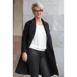 Magwa elegantní halenka Clif černá – Zboží Dáma