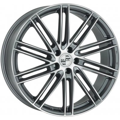 MAK Leipzig 10x22 5x130 ET48 gunmetal mirror | Zboží Auto