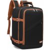Cestovní tašky a batohy Kono EM2231S černo hnědá 20 l