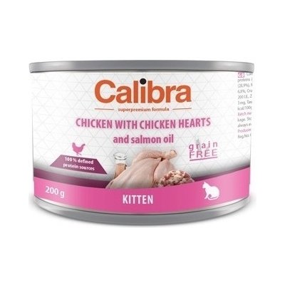 Calibra Kitten kuře & kuřecí srdíčka 6 x 0,2 kg – Zbozi.Blesk.cz