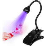 BeautyRelax Mini UV LED Lampa na nehty 5W UV15 černá – Zboží Dáma