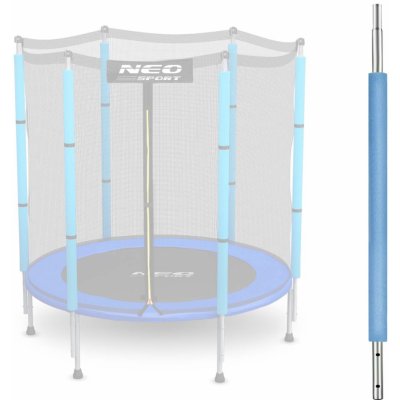 Spodní sloupek trampolíny s vnější sítí 4,5 ft modrý Neo-Sport – Sleviste.cz