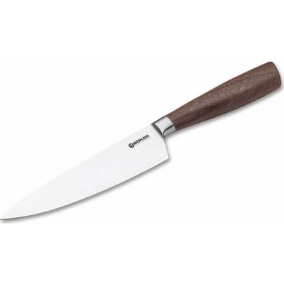 Böker Manufaktur Solingen Core malý kuchařský nůž ořechové dřevo 16 cm