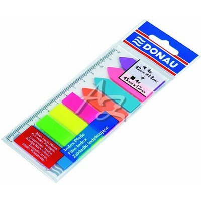 Donau záložky samolepicí 45x12mm/4x25ks Index – Hledejceny.cz