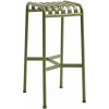 Zahradní židle a křeslo HAY Zahradní stolička Palissade Bar Stool, Olive