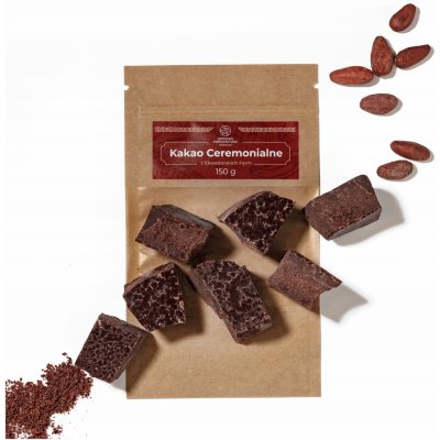 Ceremoniální kakao z ekvádorských farem 100% přírodní, zdravé, pravé 150 g – Hledejceny.cz