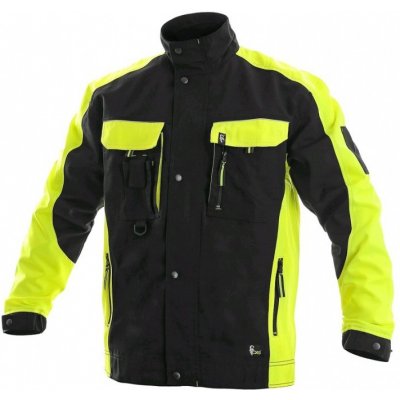 Canis CXS Blůza Sirius Brighton zimní pánská černo-žlutá – Zboží Mobilmania