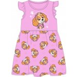 E plus M dívčí bavlněné letní šaty Tlapková patrola růžové – Zboží Dáma