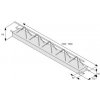 BEST UNIKA stropní nosník délka 4000mm přírodní STANDARD