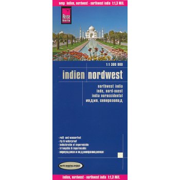Indie Severozápad India North-West 1:1,3m mapa RKH