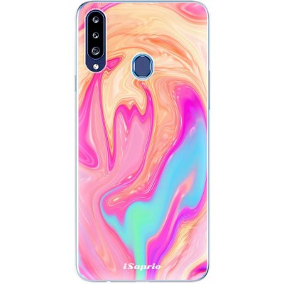 Pouzdro iSaprio - Orange Liquid - Samsung Galaxy A20s – Zboží Mobilmania